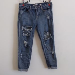 Women's size 31 SP Black Boyfriend Jeans